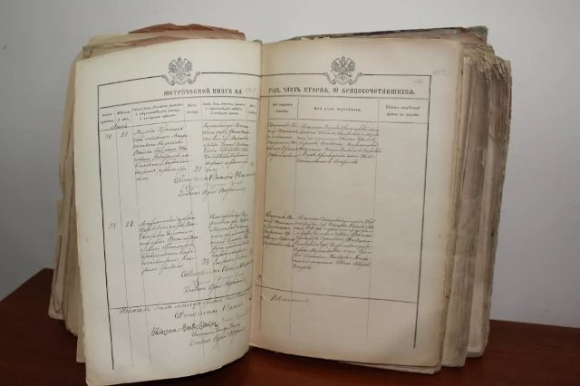 Метрические книги поступили на вечное хранение в Национальный архив